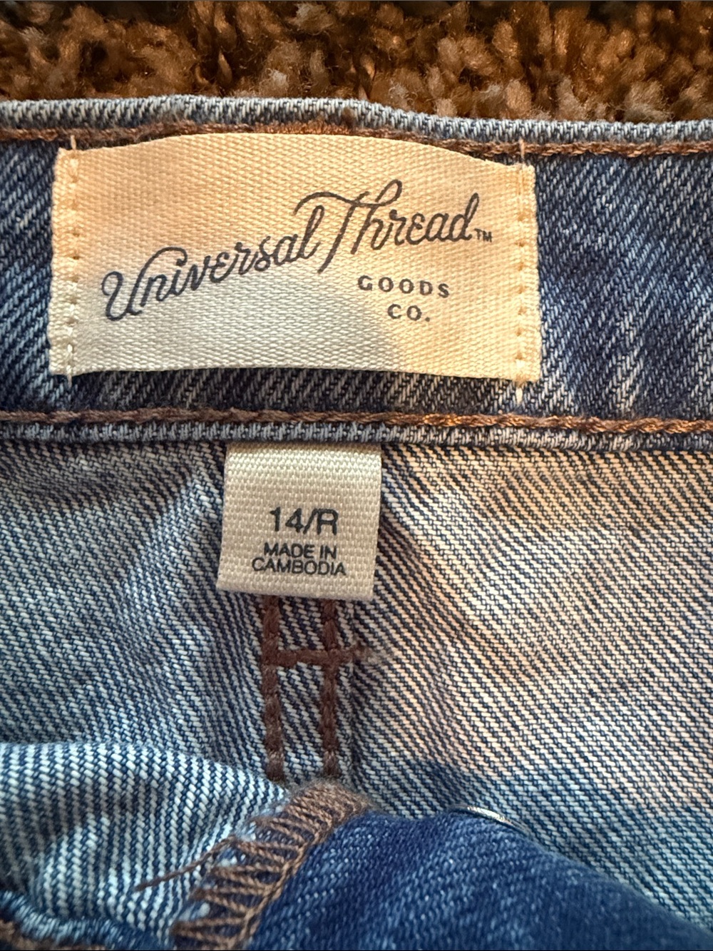 NWT! Denim mini skirt - Picture 3 of 5